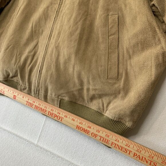 Reel Legends Men Leather Bomber Jacket Country Western Cowboy Soft Rodeo XL 100% - Picture 8 of 16